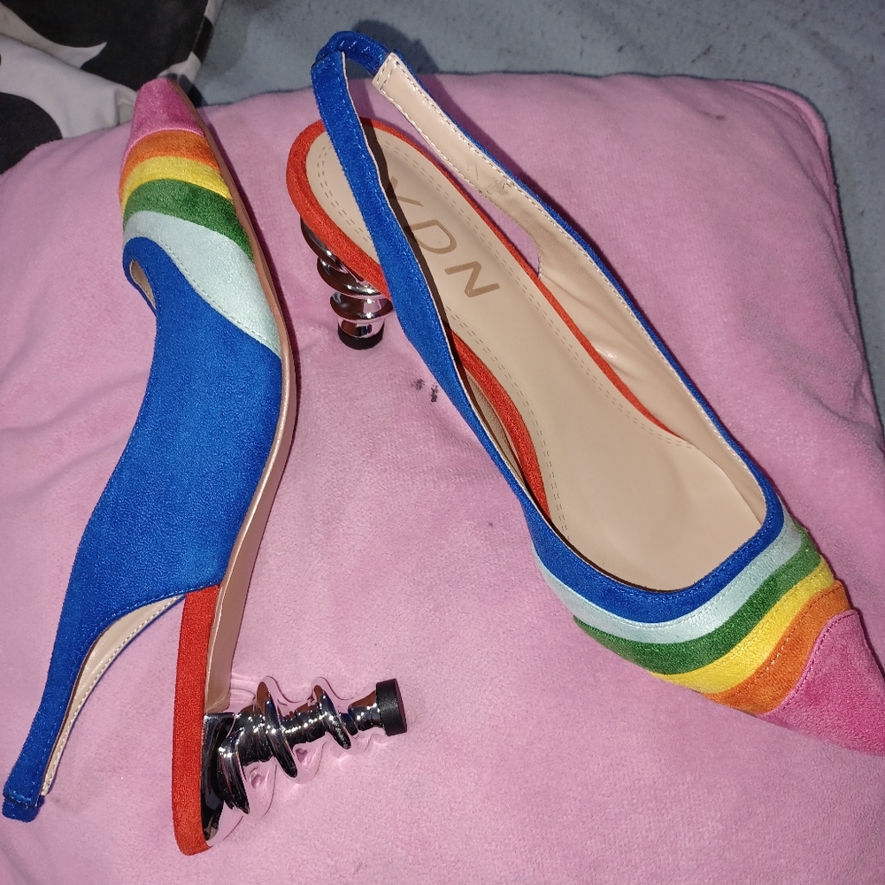 Size 8 Rainbow Heels